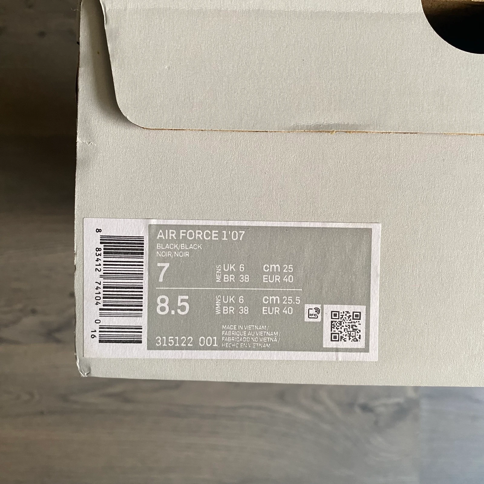 Nike Air Force 1 Triple Black Negras | Tamanho 40 | Novas | Com Caixa – photo 9